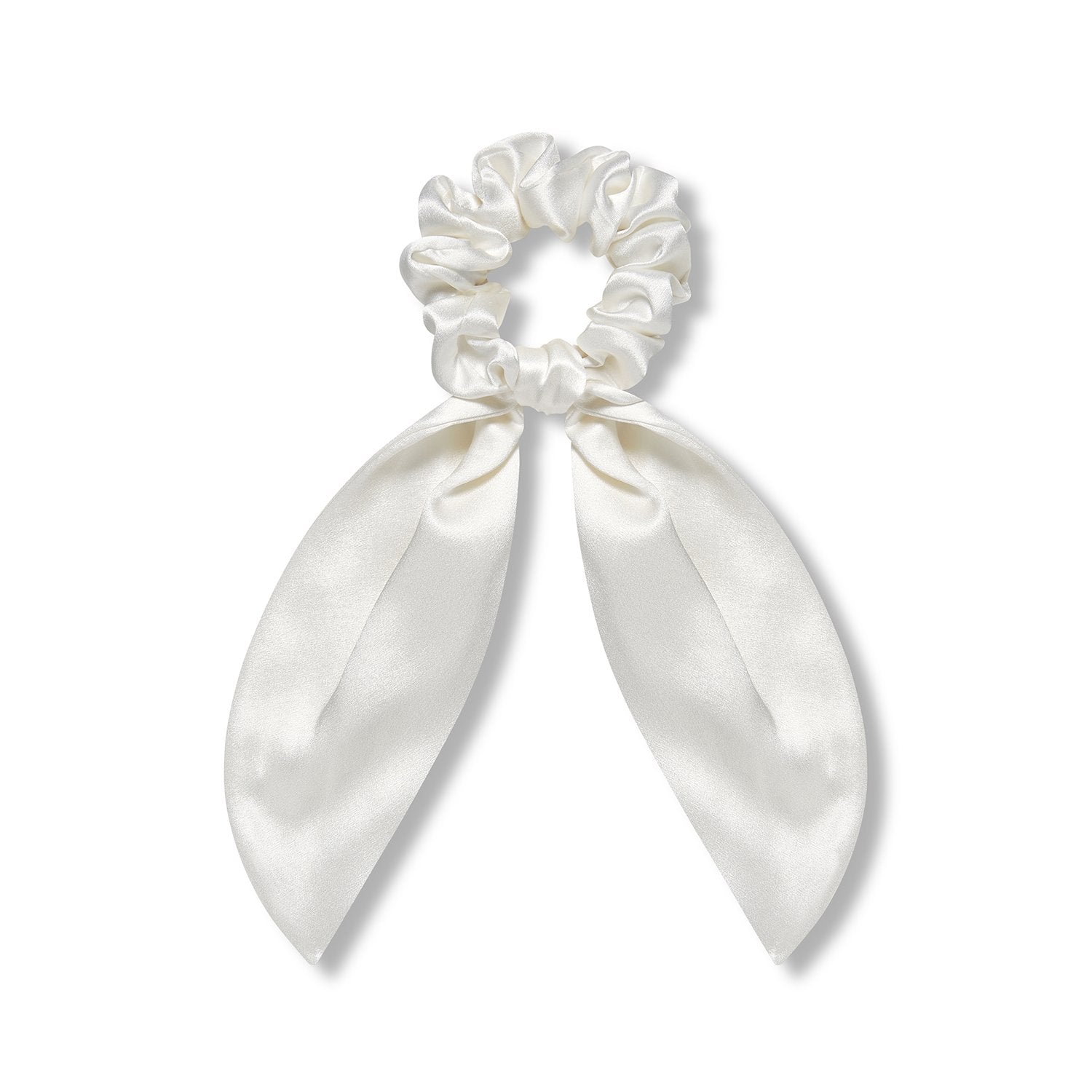 Bunny Ear Silk Scrunchie