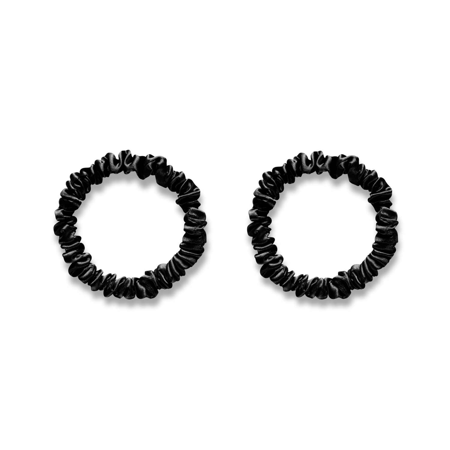 Thin Silk Scrunchies